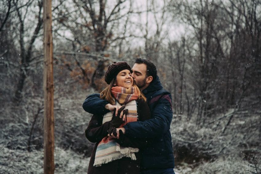 preboda bajo la nieve, preboda blanca, preboda en diciembre, preboda bonita, ruben  mejias