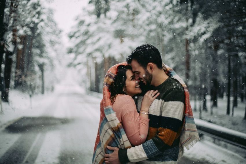 preboda bajo la nieve, preboda blanca, preboda en diciembre, preboda bonita, ruben  mejias