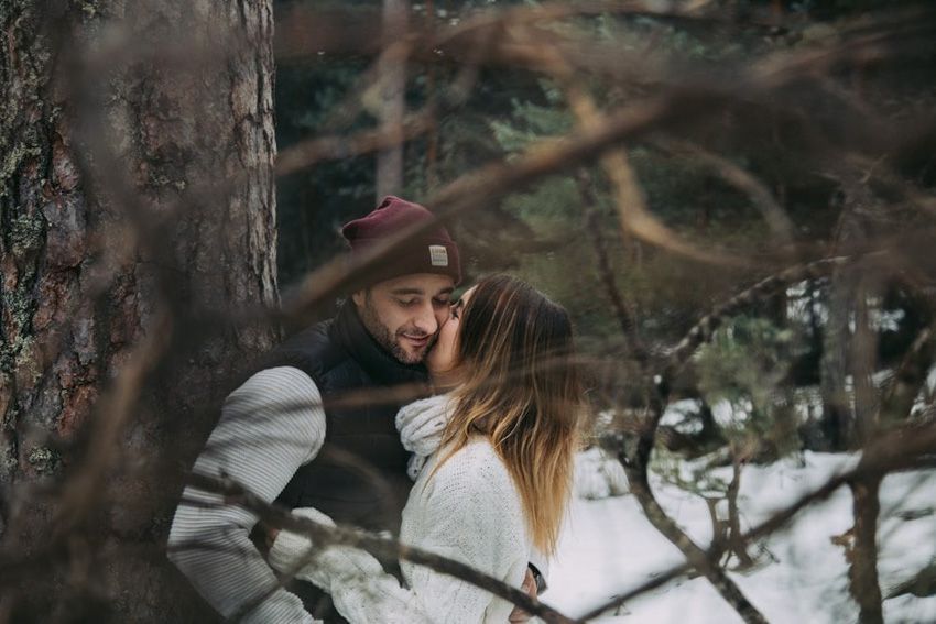 preboda nieve, preboda en invierno, reportaje de preboda, Ruben Mejias fotografo