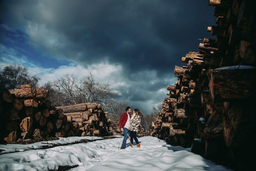 preboda nieve, preboda en invierno, reportaje de preboda, Ruben Mejias fotografo