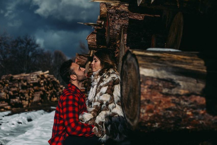 preboda nieve, preboda en invierno, reportaje de preboda, Ruben Mejias fotografo