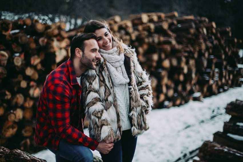 preboda nieve, preboda en invierno, reportaje de preboda, Ruben Mejias fotografo