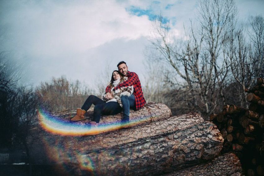 preboda nieve, preboda en invierno, reportaje de preboda, Ruben Mejias fotografo