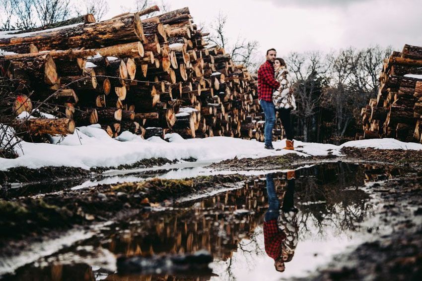preboda nieve, preboda en invierno, reportaje de preboda, Ruben Mejias fotografo