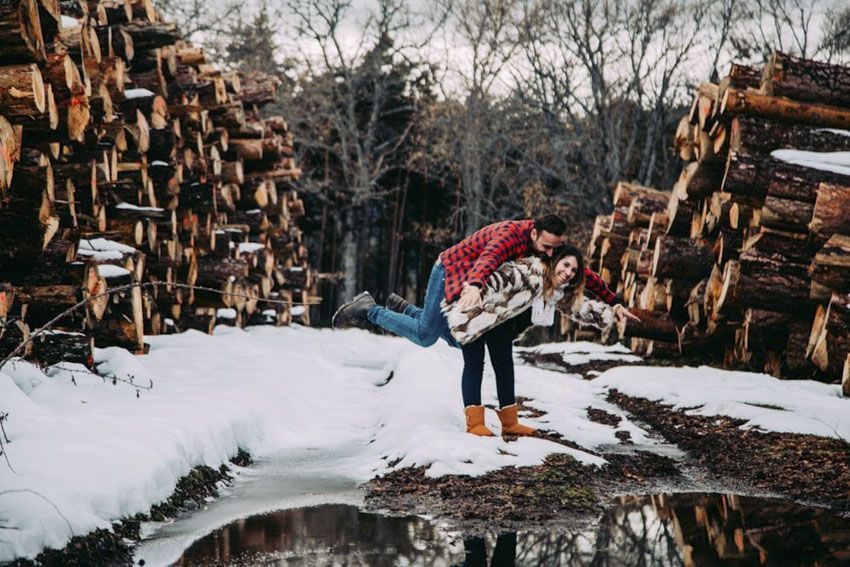 preboda nieve, preboda en invierno, reportaje de preboda, Ruben Mejias fotografo