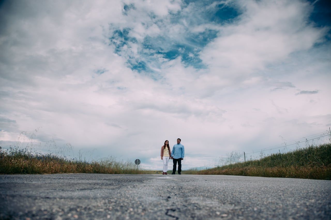 Sesion preboda en el campo