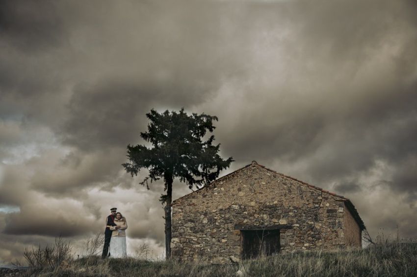 postboda en la nieve, postboda en invierno, postbodas con frio, ruben mejias fotografo de bodas