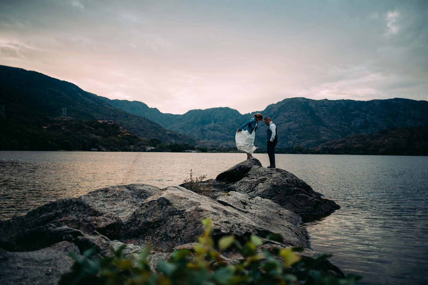 postboda en el lago de Sanabria