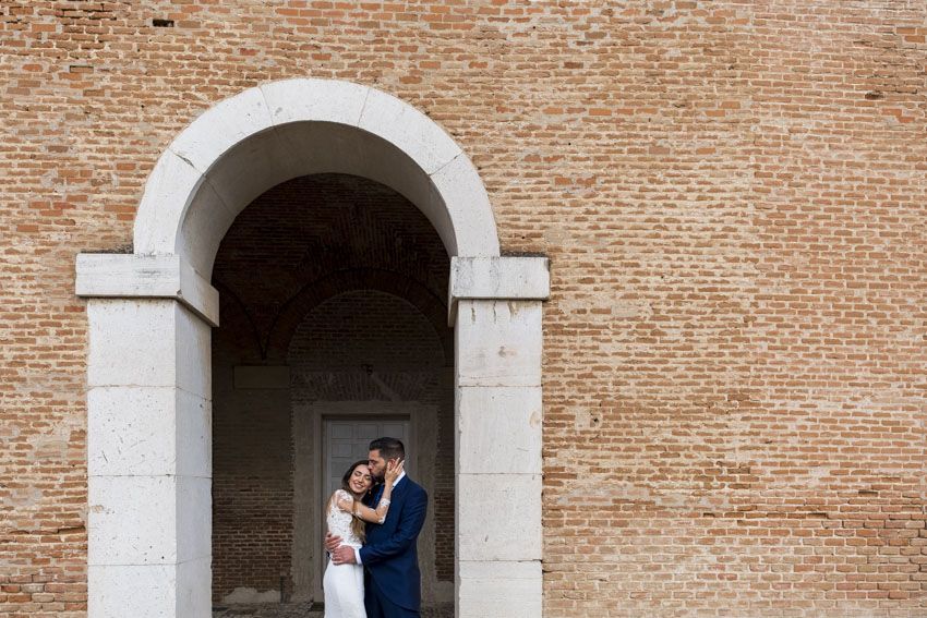 postboda por la parte antigua de Aranjuez