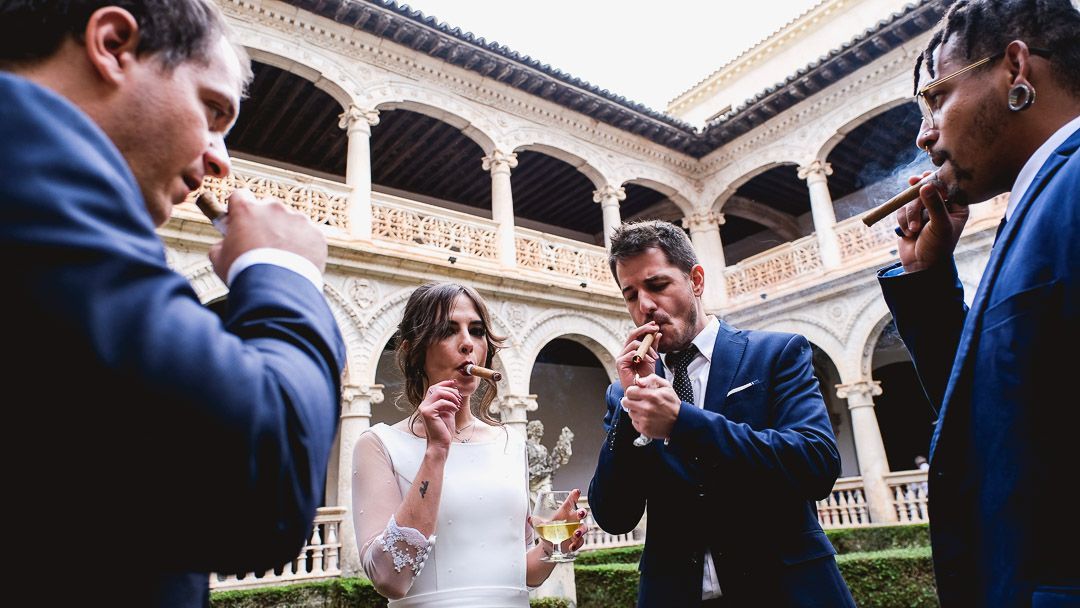 Banquete de boda en el Monasterio de Lupiana – Rubén Mejías Fotógrafo